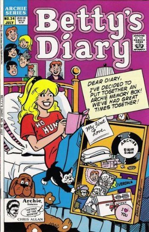 Betty's Diary #34 cover