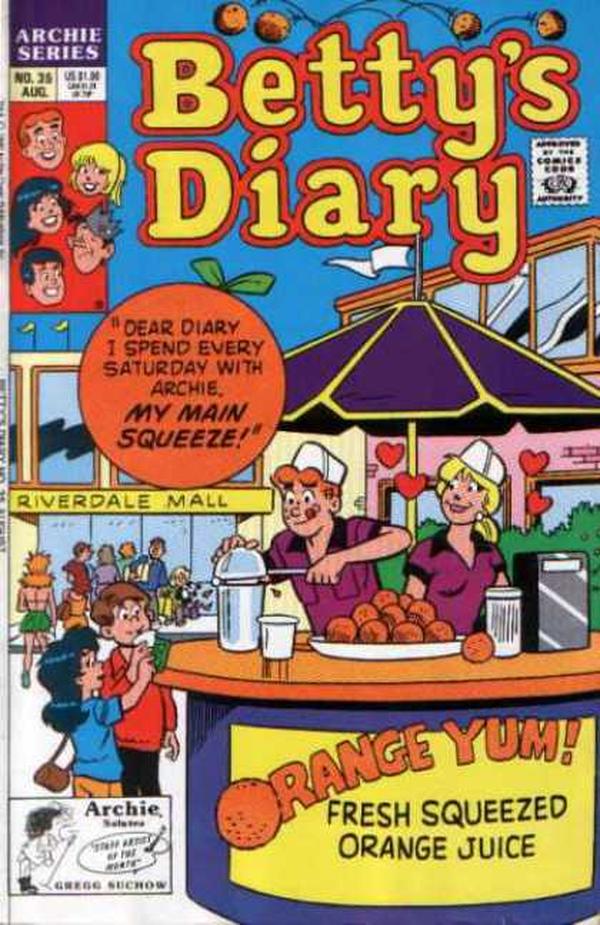 Betty's Diary #35 cover