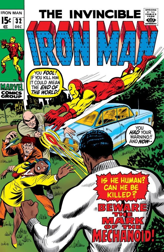 Iron Man #32 cover