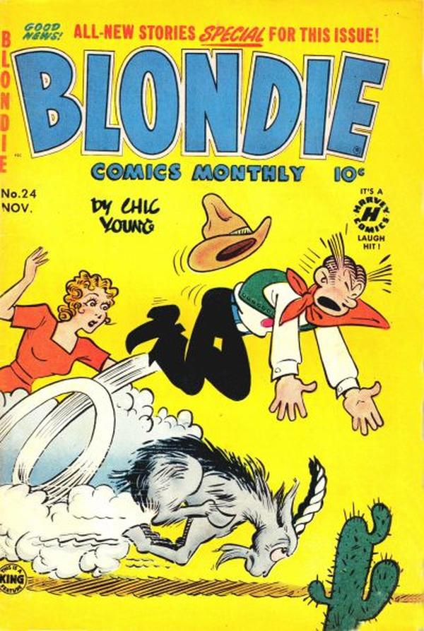 Blondie Comics Monthly #24 cover