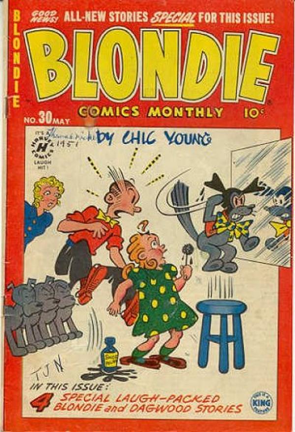 Blondie Comics Monthly #30 cover