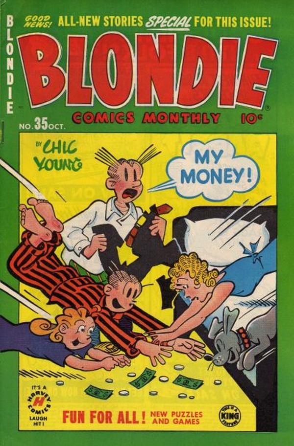 Blondie Comics Monthly #35 cover