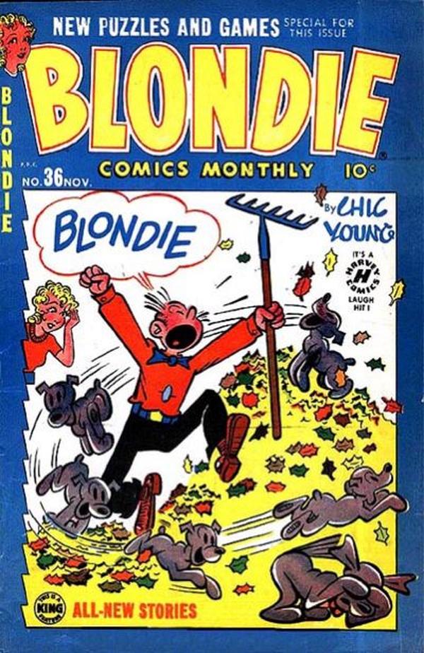 Blondie Comics Monthly #36 cover