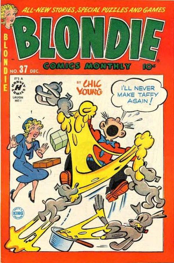 Blondie Comics Monthly #37 cover