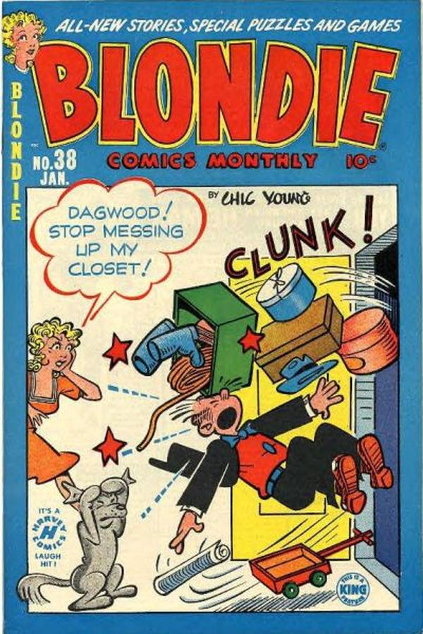 Blondie Comics Monthly #38 cover