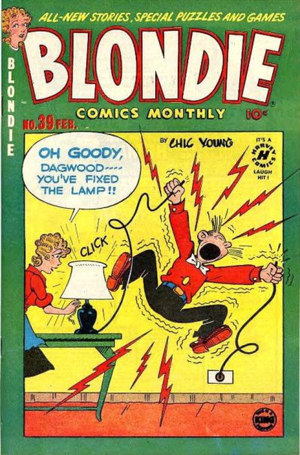 Blondie Comics Monthly #39 cover