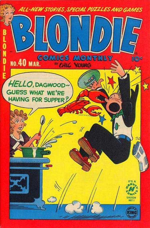 Blondie Comics Monthly #40 cover