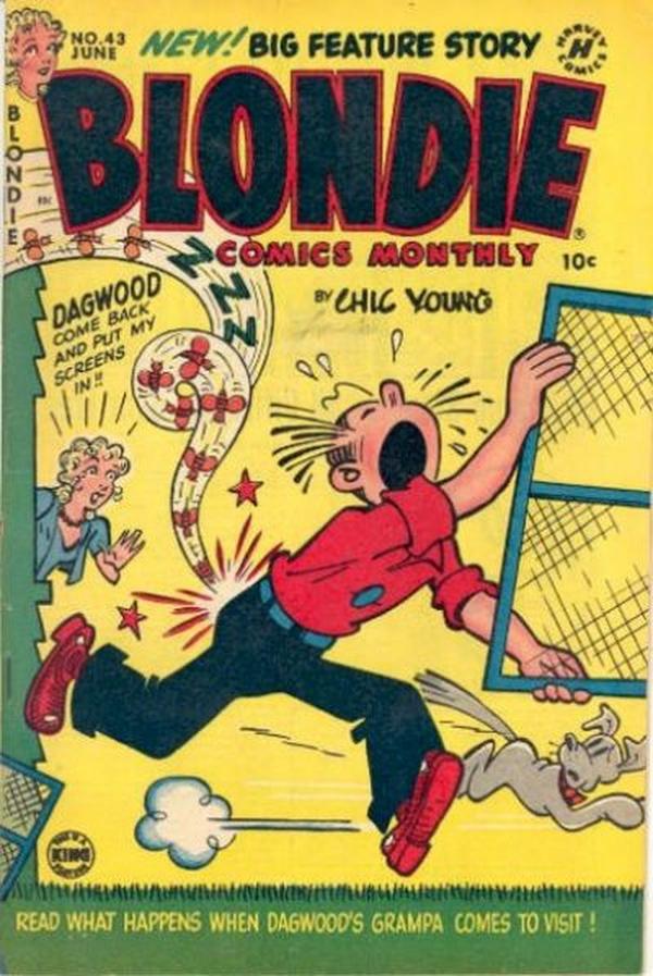 Blondie Comics Monthly #43 cover