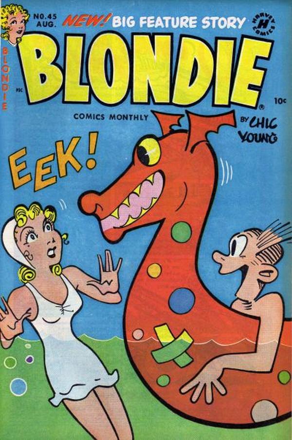 Blondie Comics Monthly #45 cover