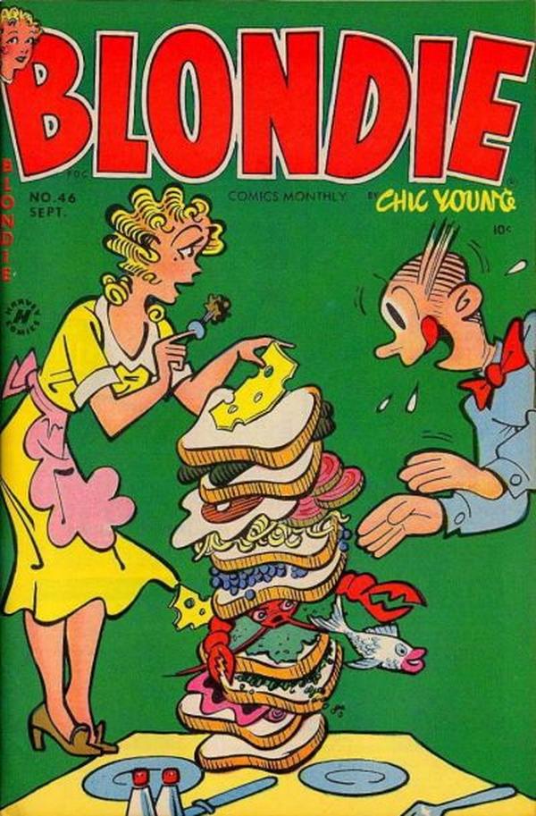 Blondie Comics Monthly #46 cover