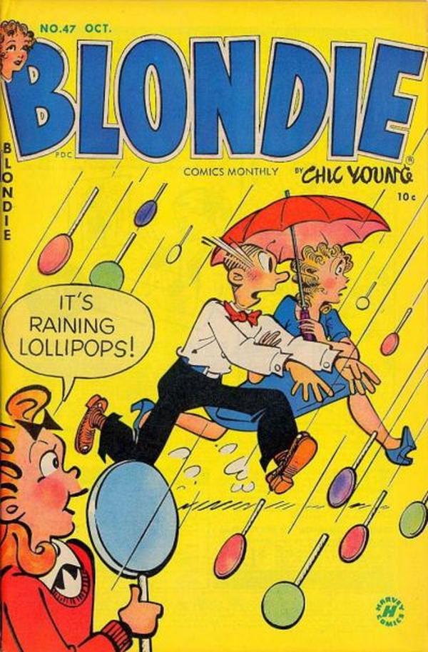 Blondie Comics Monthly #47 cover