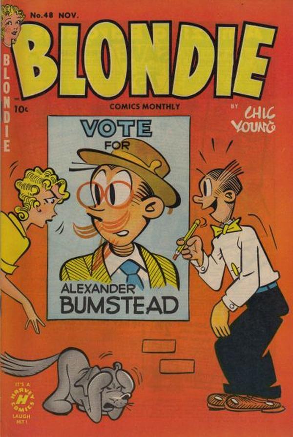 Blondie Comics Monthly #48 cover