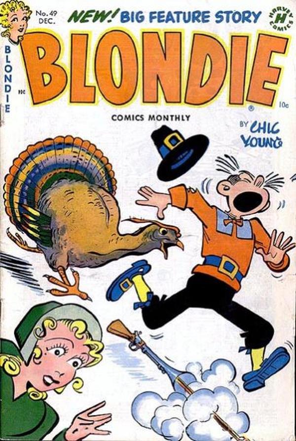 Blondie Comics Monthly #49 cover