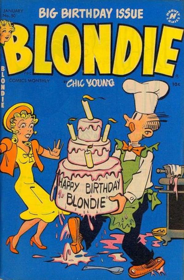 Blondie Comics Monthly #50 cover