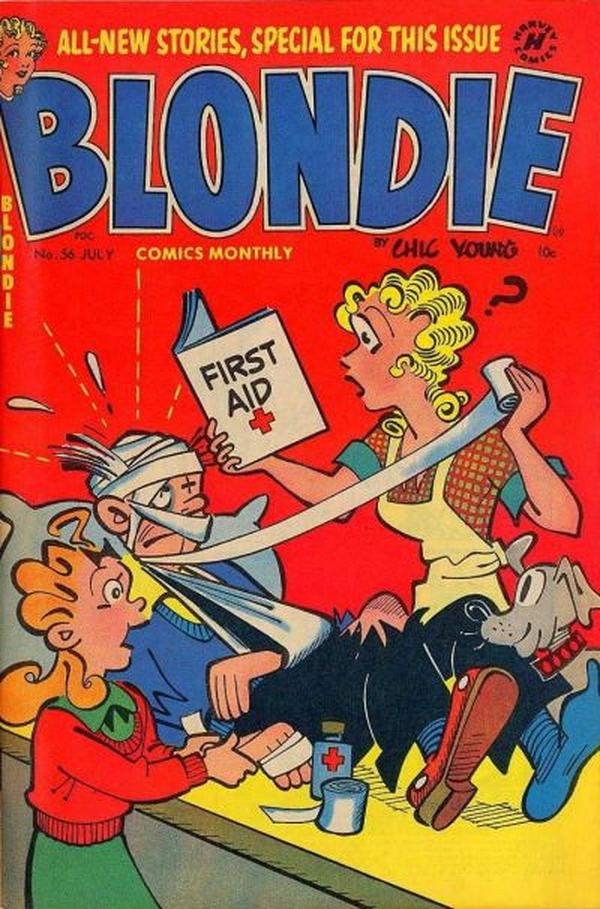 Blondie Comics Monthly #56 cover