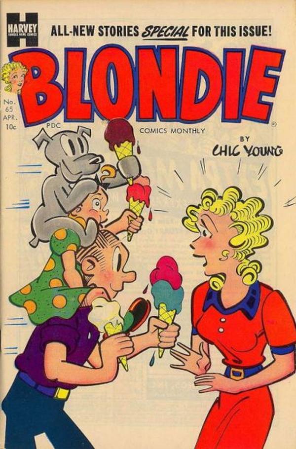 Blondie Comics Monthly #65 cover