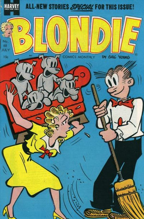 Blondie Comics Monthly #68 cover