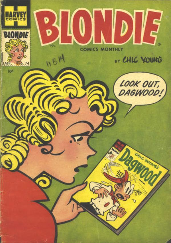 Blondie Comics Monthly #74 cover