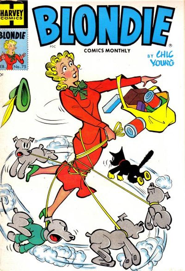 Blondie Comics Monthly #75 cover
