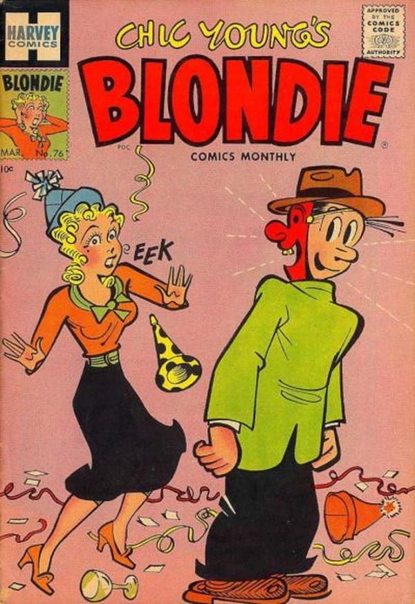 Blondie Comics Monthly #76 cover