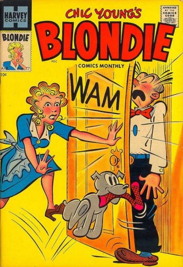 Blondie Comics Monthly #77 cover