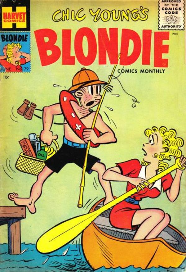 Blondie Comics Monthly #79 cover