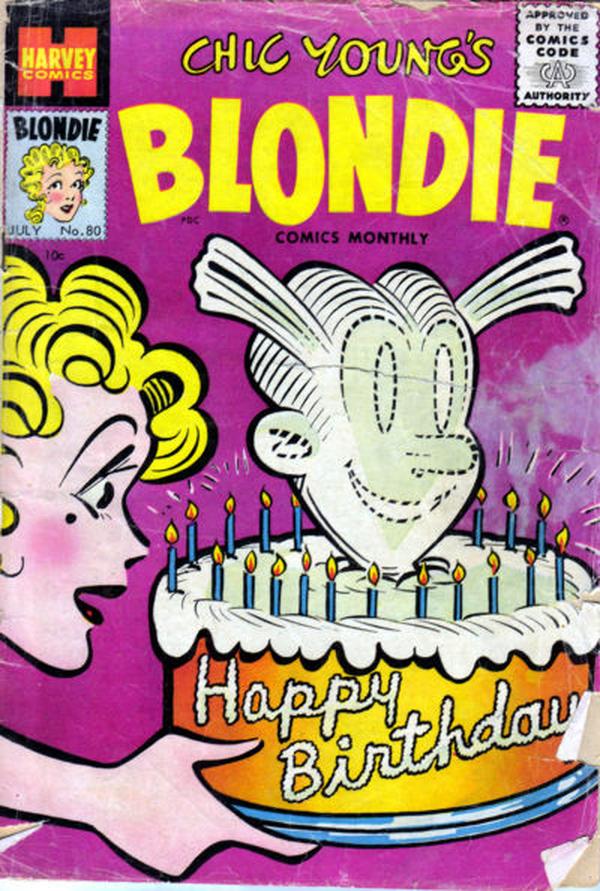 Blondie Comics Monthly #80 cover