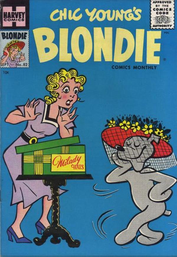 Blondie Comics Monthly #82 cover