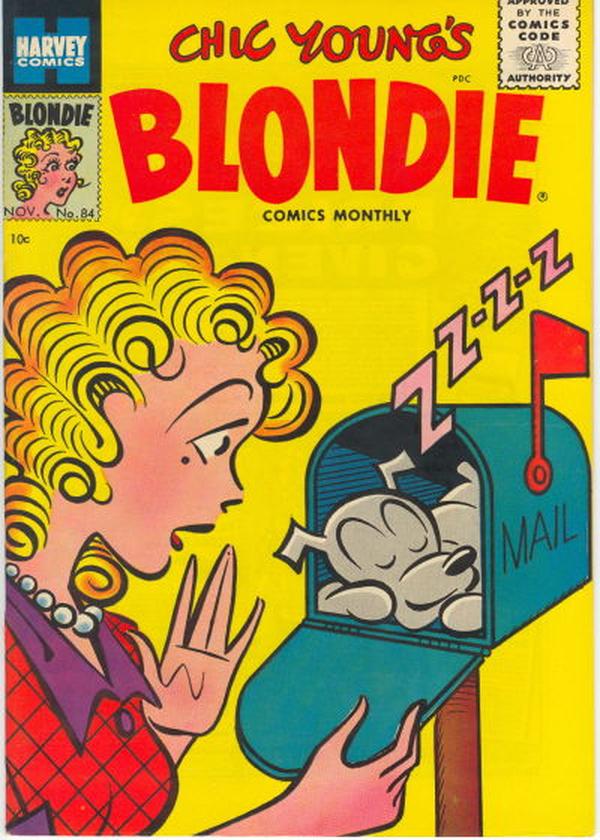 Blondie Comics Monthly #84 cover