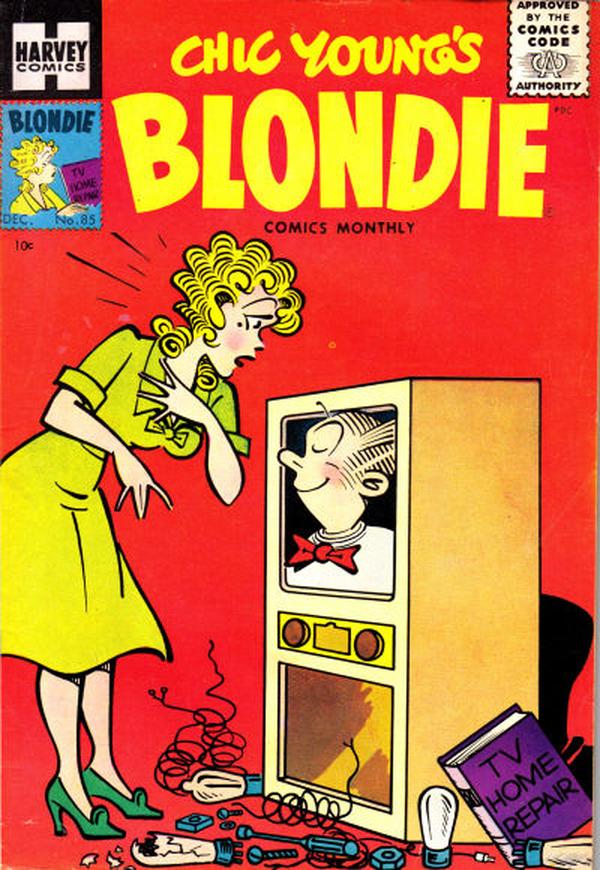 Blondie Comics Monthly #85 cover