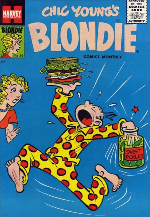 Blondie Comics Monthly #86 cover