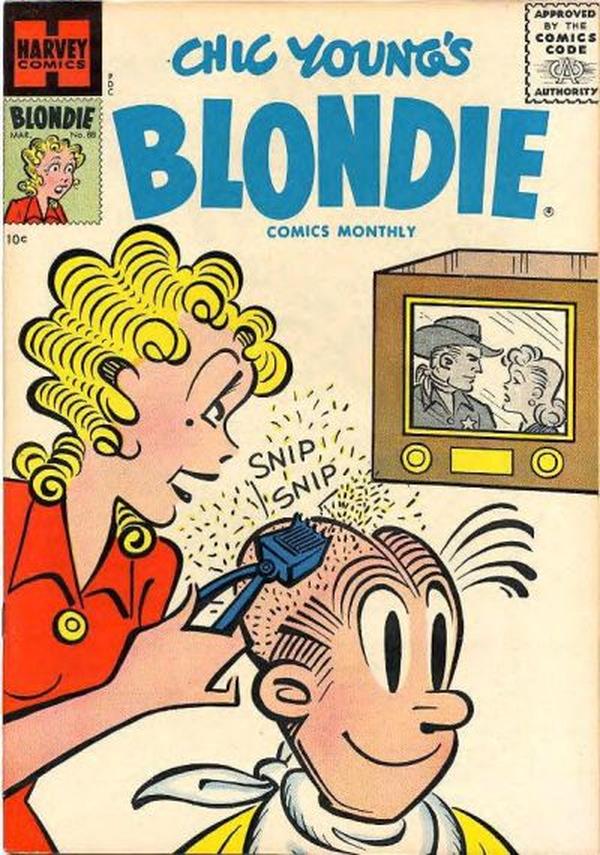 Blondie Comics Monthly #88 cover