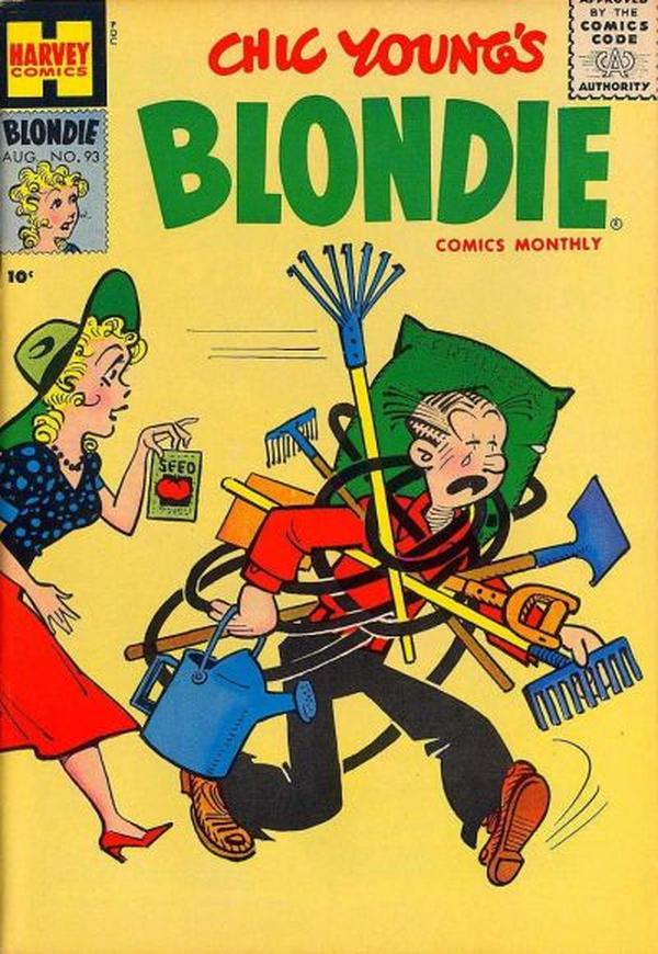 Blondie Comics Monthly #93 cover