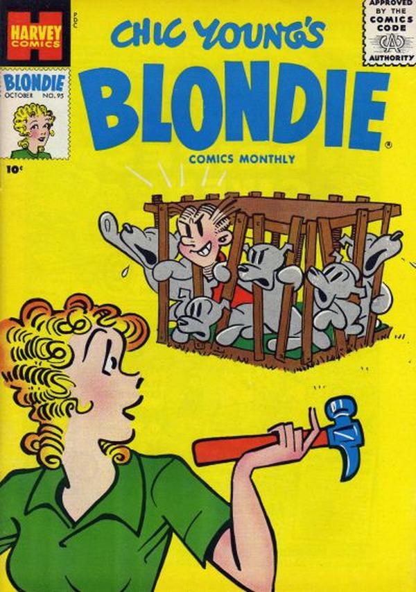 Blondie Comics Monthly #95 cover