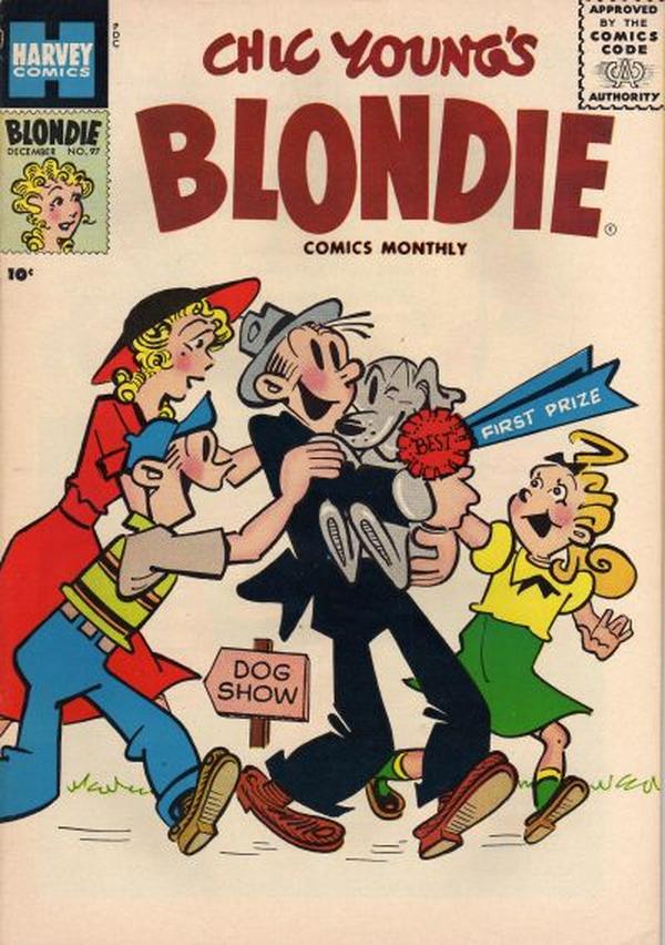 Blondie Comics Monthly #97 cover
