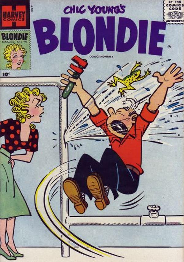 Blondie Comics Monthly #98 cover