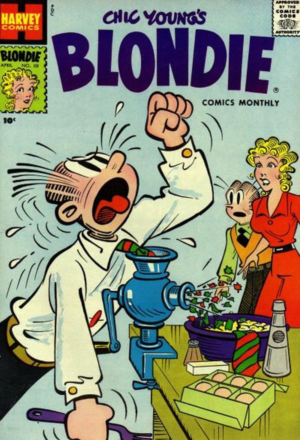 Blondie Comics Monthly #101 cover
