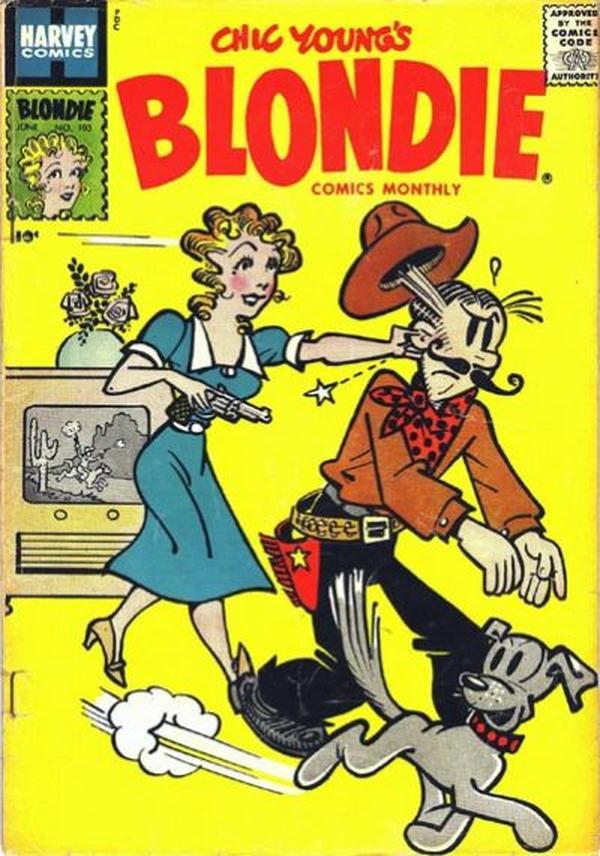 Blondie Comics Monthly #103 cover