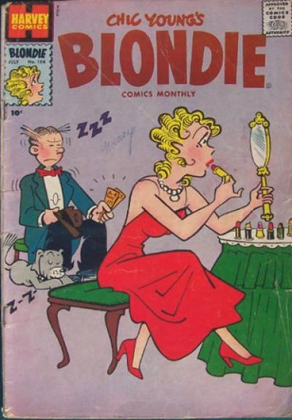 Blondie Comics Monthly #104 cover
