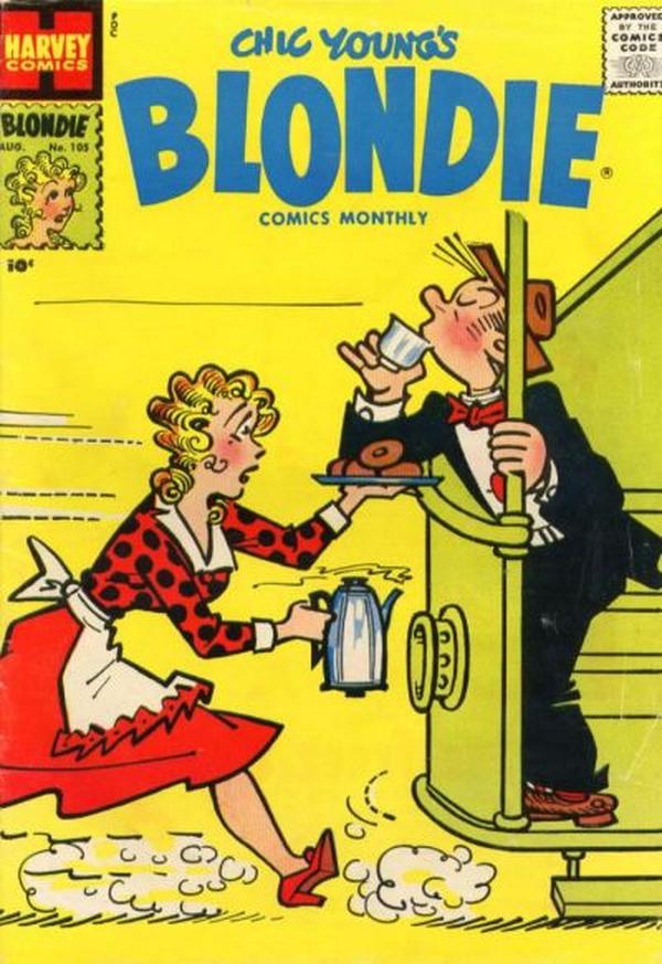Blondie Comics Monthly #105 cover
