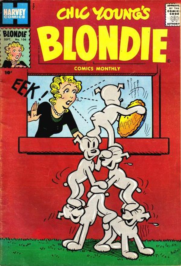 Blondie Comics Monthly #106 cover