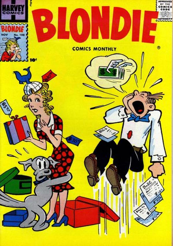 Blondie Comics Monthly #108 cover