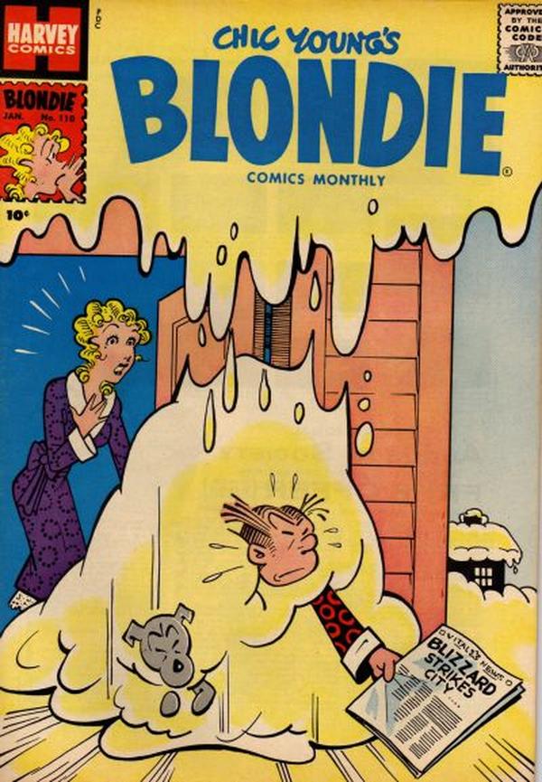 Blondie Comics Monthly #110 cover