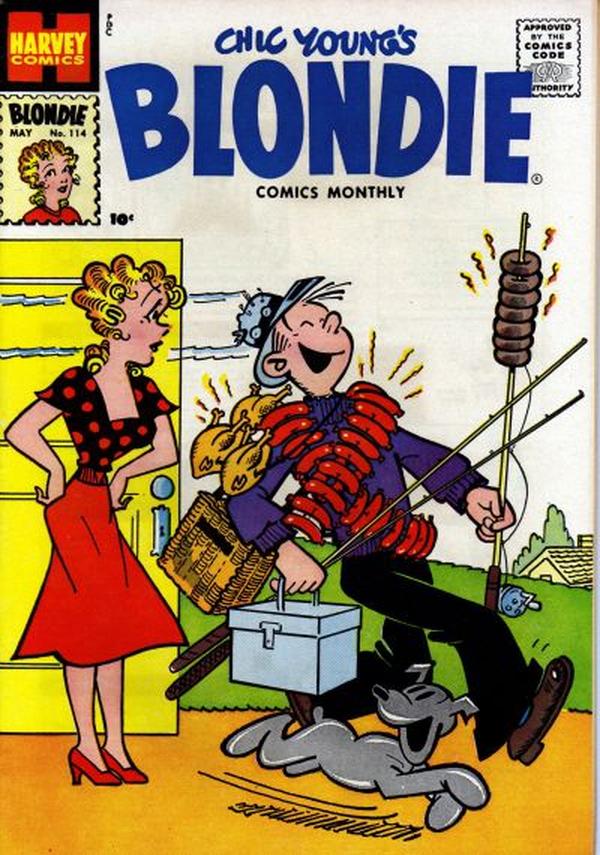 Blondie Comics Monthly #114 cover