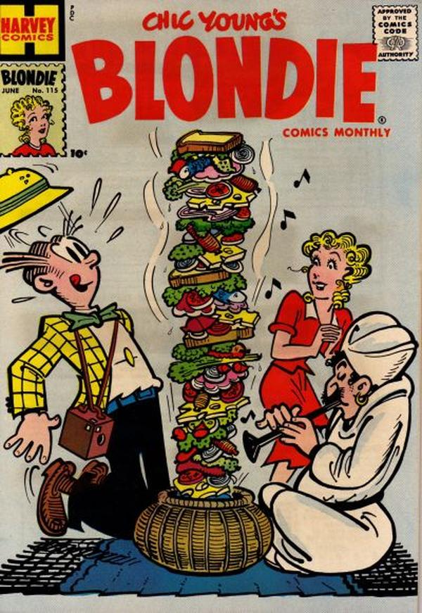 Blondie Comics Monthly #115 cover