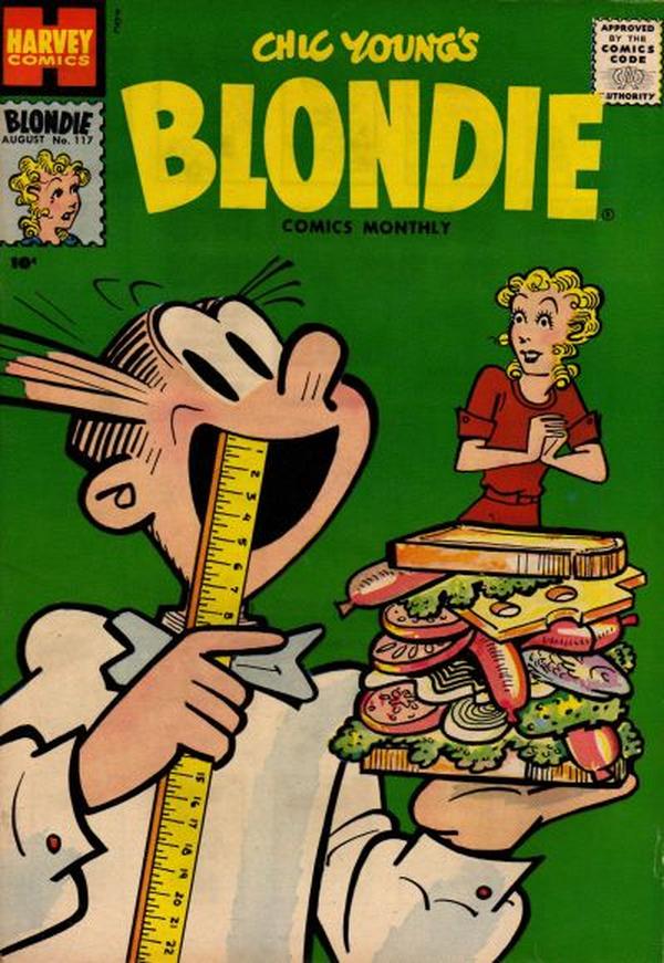 Blondie Comics Monthly #117 cover