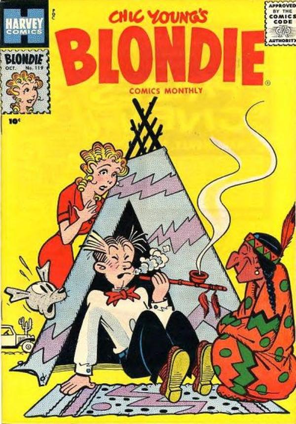 Blondie Comics Monthly #119 cover