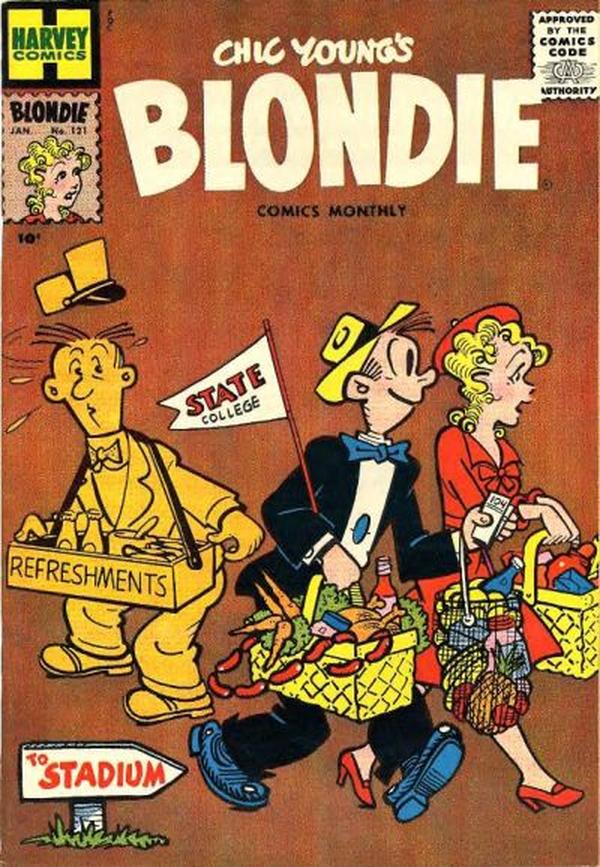 Blondie Comics Monthly #121 cover