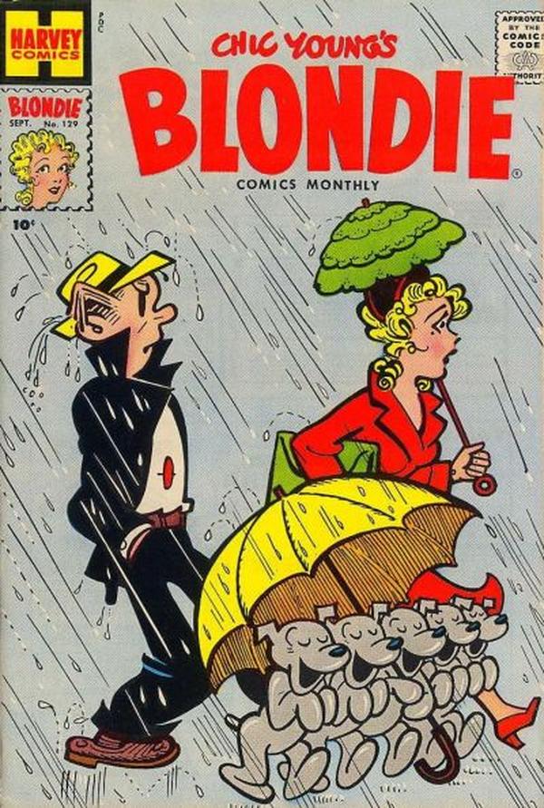 Blondie Comics Monthly #129 cover