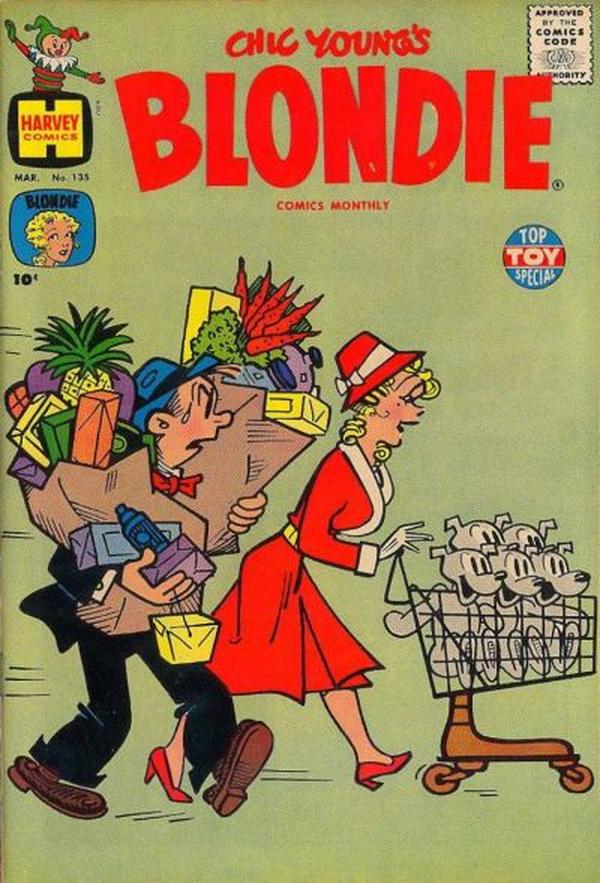 Blondie Comics Monthly #135 cover